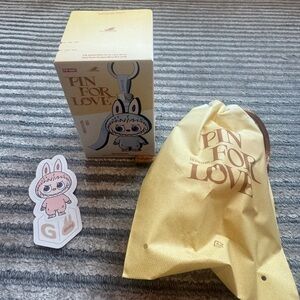 POP MART Labubu Pin for Love – Letter G | Box Opened, Figure New